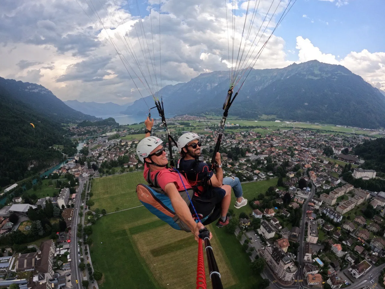 Paragliding, Swiss Alps